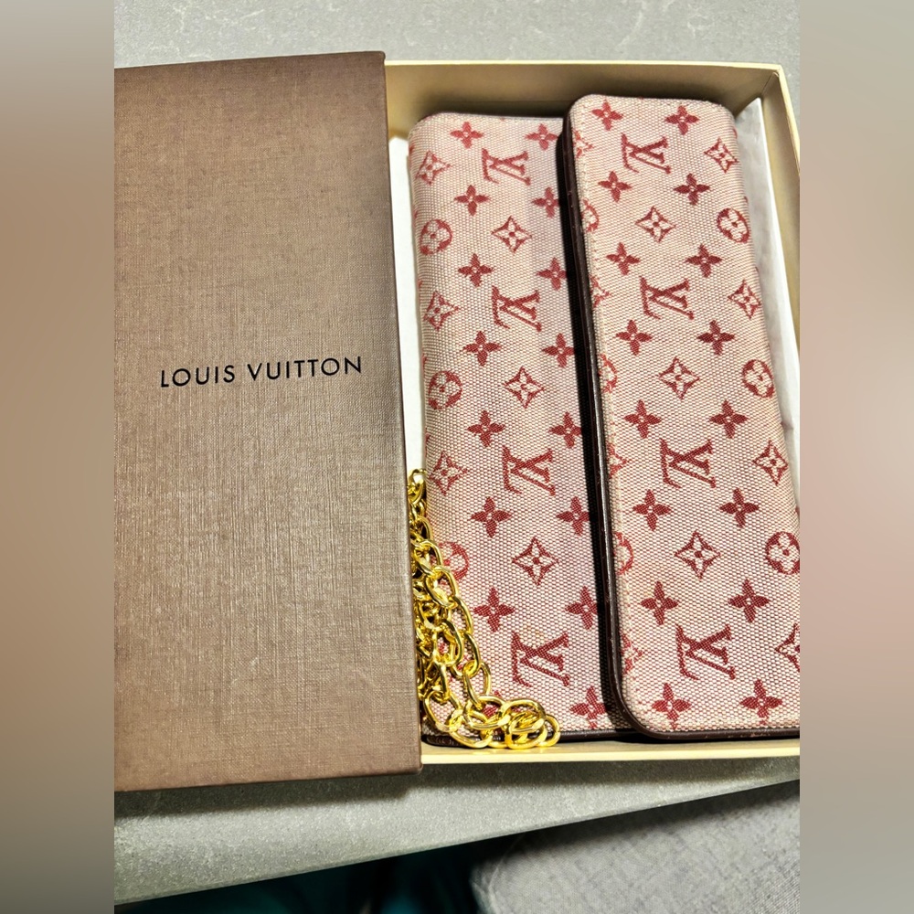 Louis Vuitton Cherry Wallet with Iconic Monogram